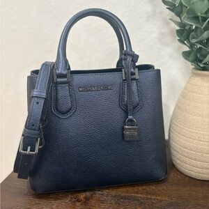 Michael Kors Adele Midnight Blue Purse